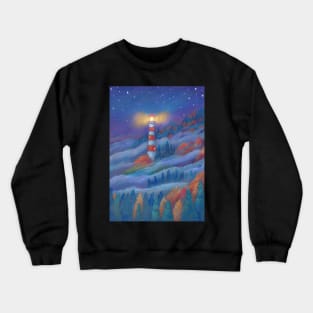 Forest Lighthouse Crewneck Sweatshirt